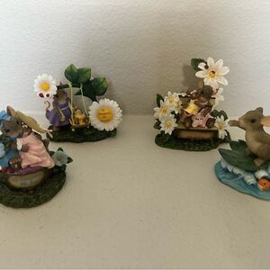 The Hamilton Collection Charming Tails Mouse Figurine Set